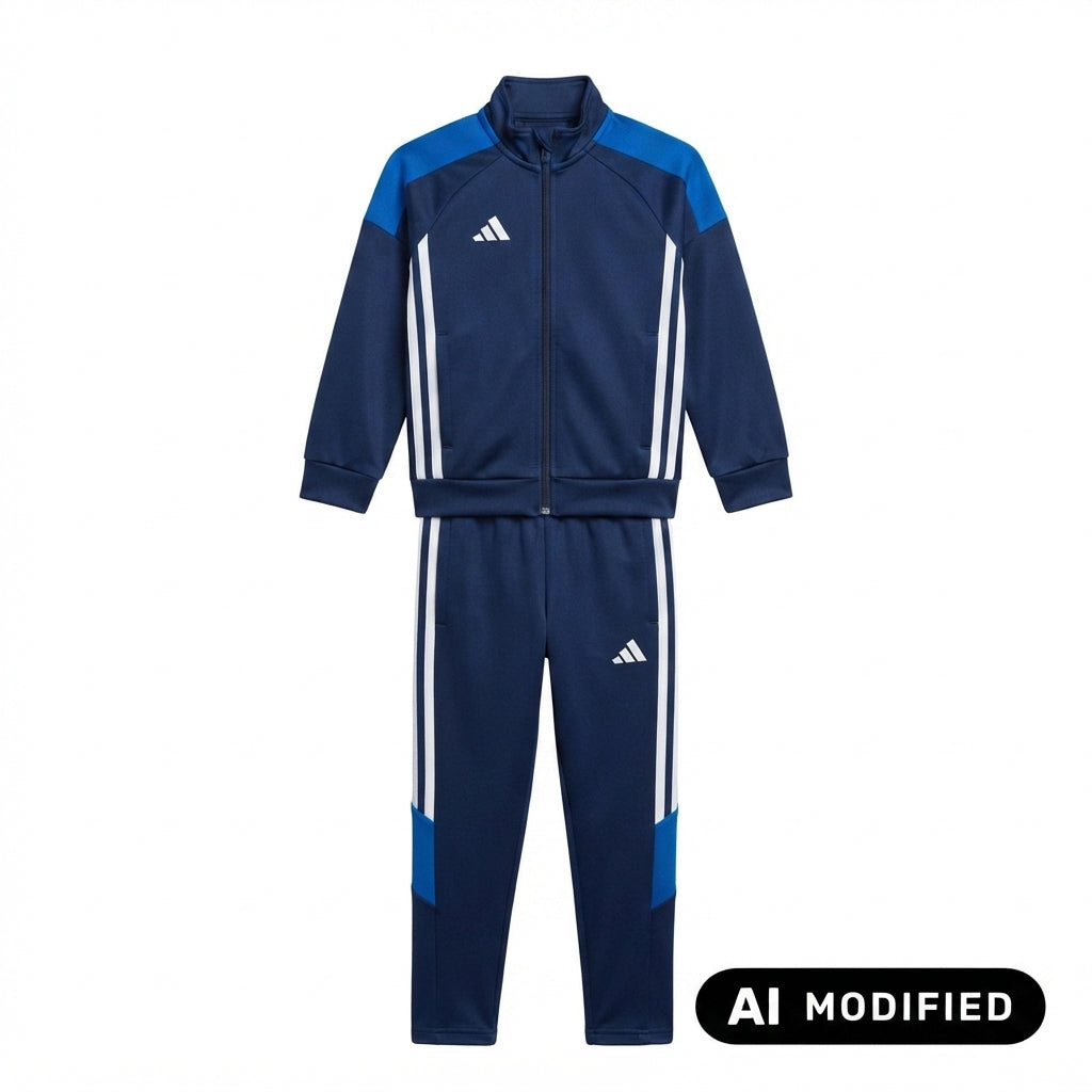 Adidas Tiro Essentials KC7174 Junior Blu - Tuta Sportiva
