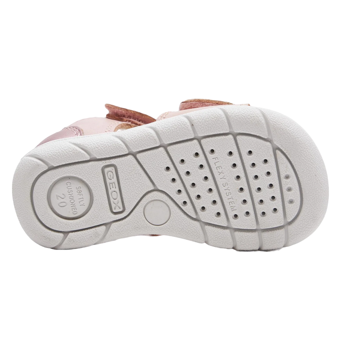 Geox sandalo da bambina con strappo Alul B451YB 085NF C8237 rosa