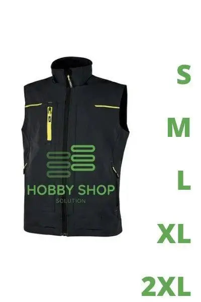 Gilet saturn black carbon