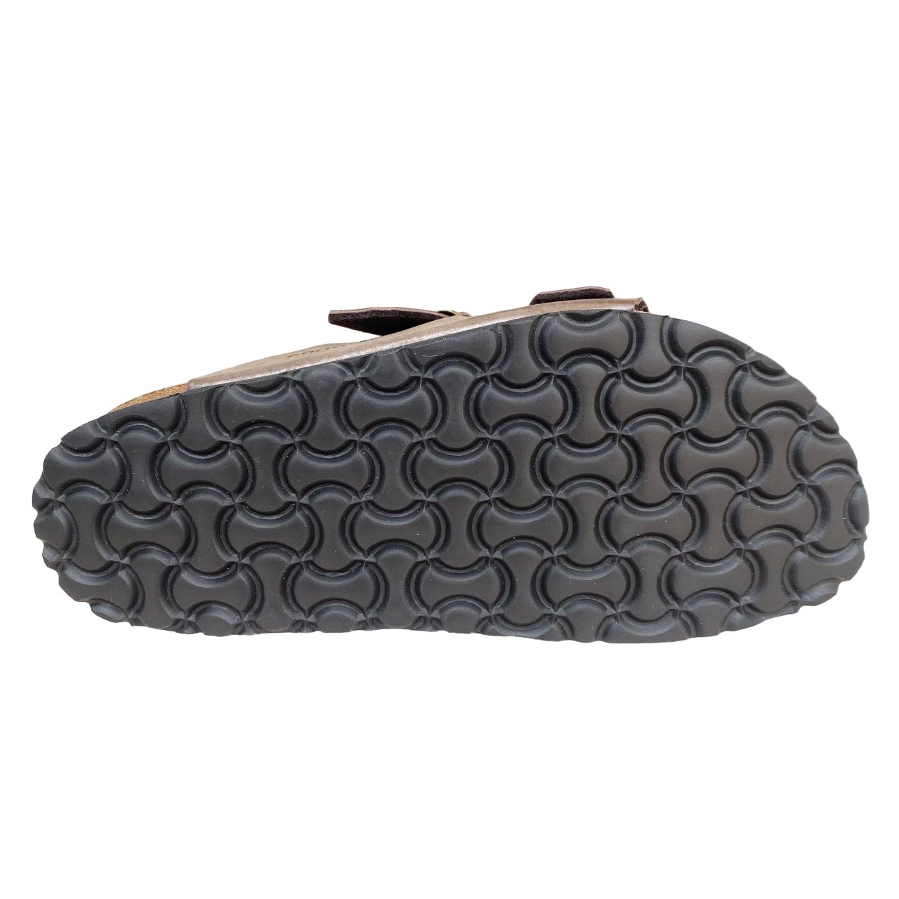 Goldstar Ciabatta Uomo GS39900 Moro | Sottopiede Pelle 2 Fibbie
