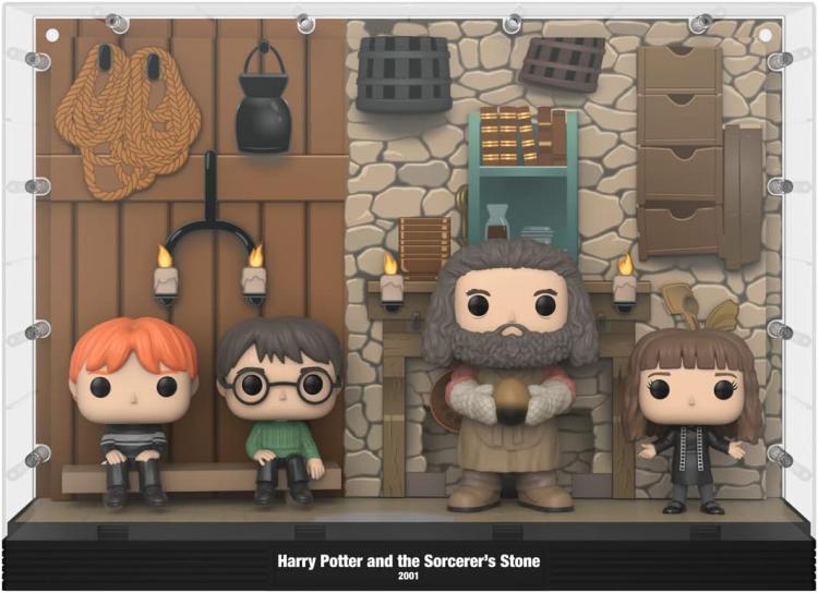 Funko Pop! Movie - Moments Deluxe - Harry Potter: (04) Hagrid's Hütte 2er-Pack Vinyl