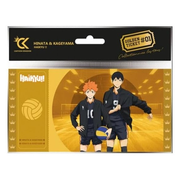 CARTOON KINGDOM - GOLDEN TICKET: HAIKYU! (HINATA & KAGEYAMA) #01 SAMMELSTÜCK