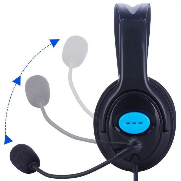 GAMING-HEADSET FÜR PLAYSTATION 4 MIKROFON HEADSET SPIEL PS4 XBOX ONE PC CHAT SPIEL