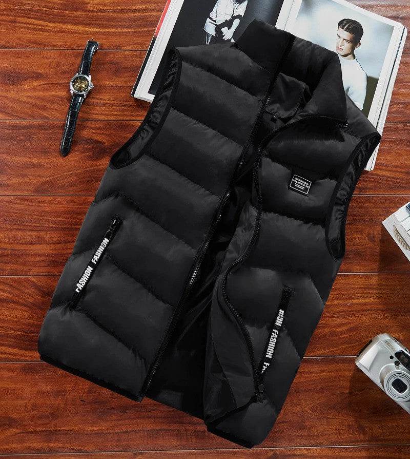 Giubbotto da uomo, gilet senza maniche primavera gilet morbido
