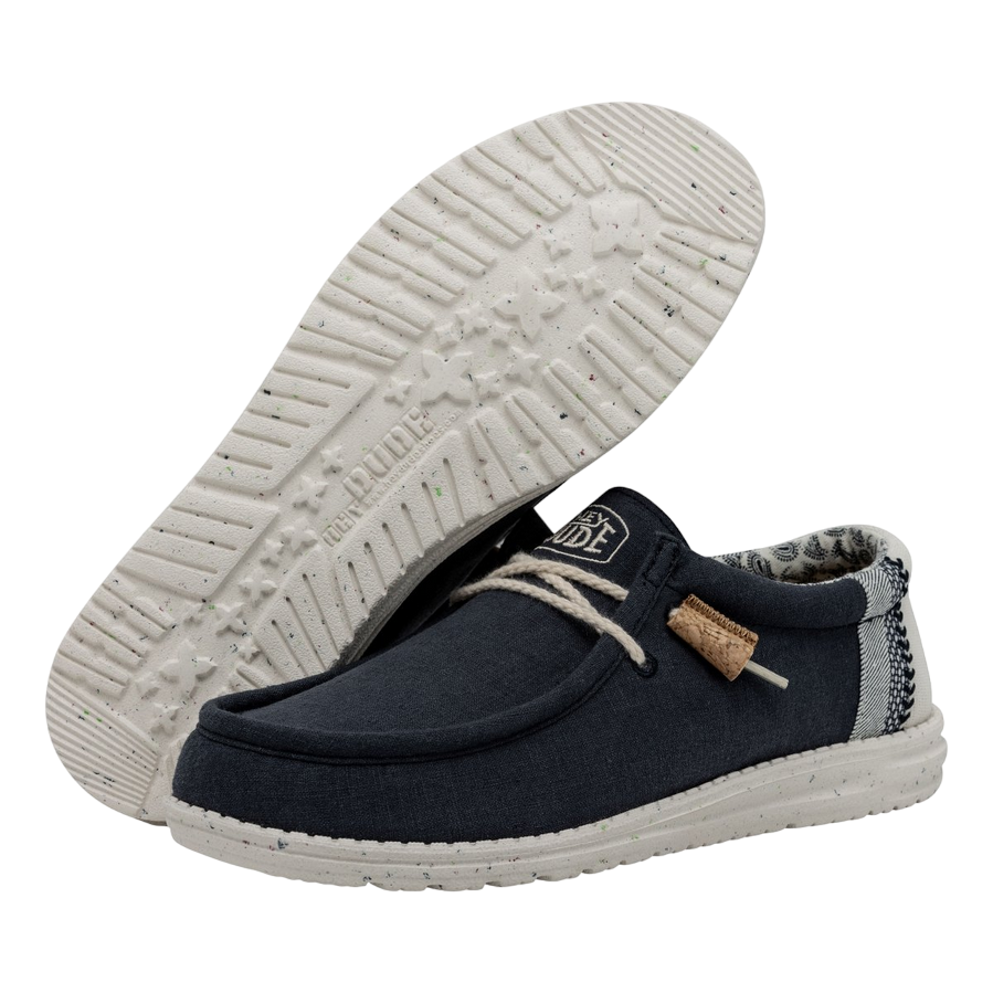 Hey Dude Scarpe Casual Uomo Blu - Wally Break Stitch 40015-410