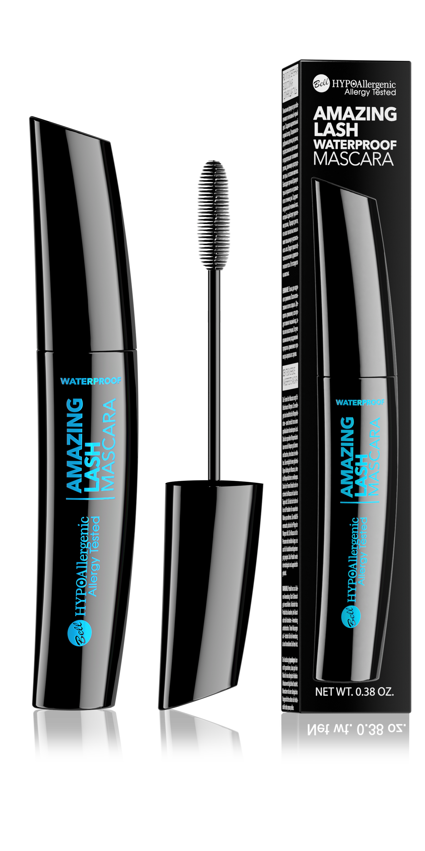 HypoAllergenic Amazing Lash Waterproof Mascara Effetto Ciglia Finte 11 gr
