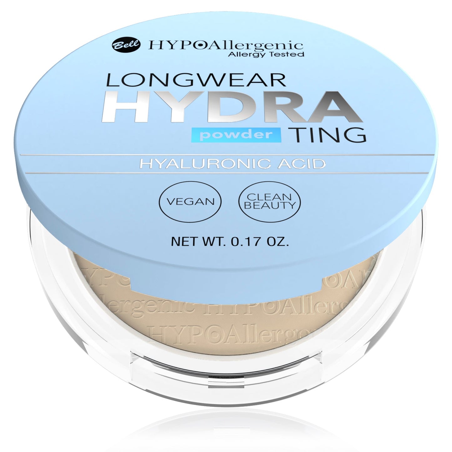 HypoAllergenic Hydra Powder Ting Cipria Compatta Con Acido Ialuronico Colore 01 Nude