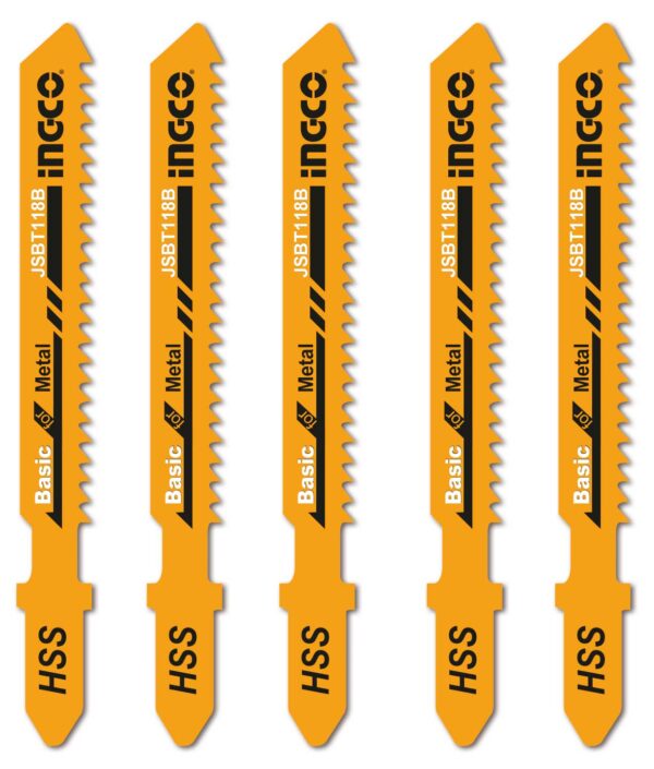 Set 5 lame seghetto alternativo HSS – Per metallo, blister resistente
