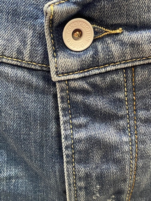 Zero Construction pantalone Jeans da uomo Oric 4103 blu