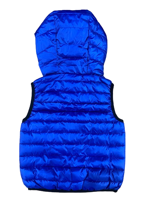 Champion Gilet con cappuccio Unisex da ragazzi Legacy Outdoor Light Small Logo 306486 BS071 ETR bluette