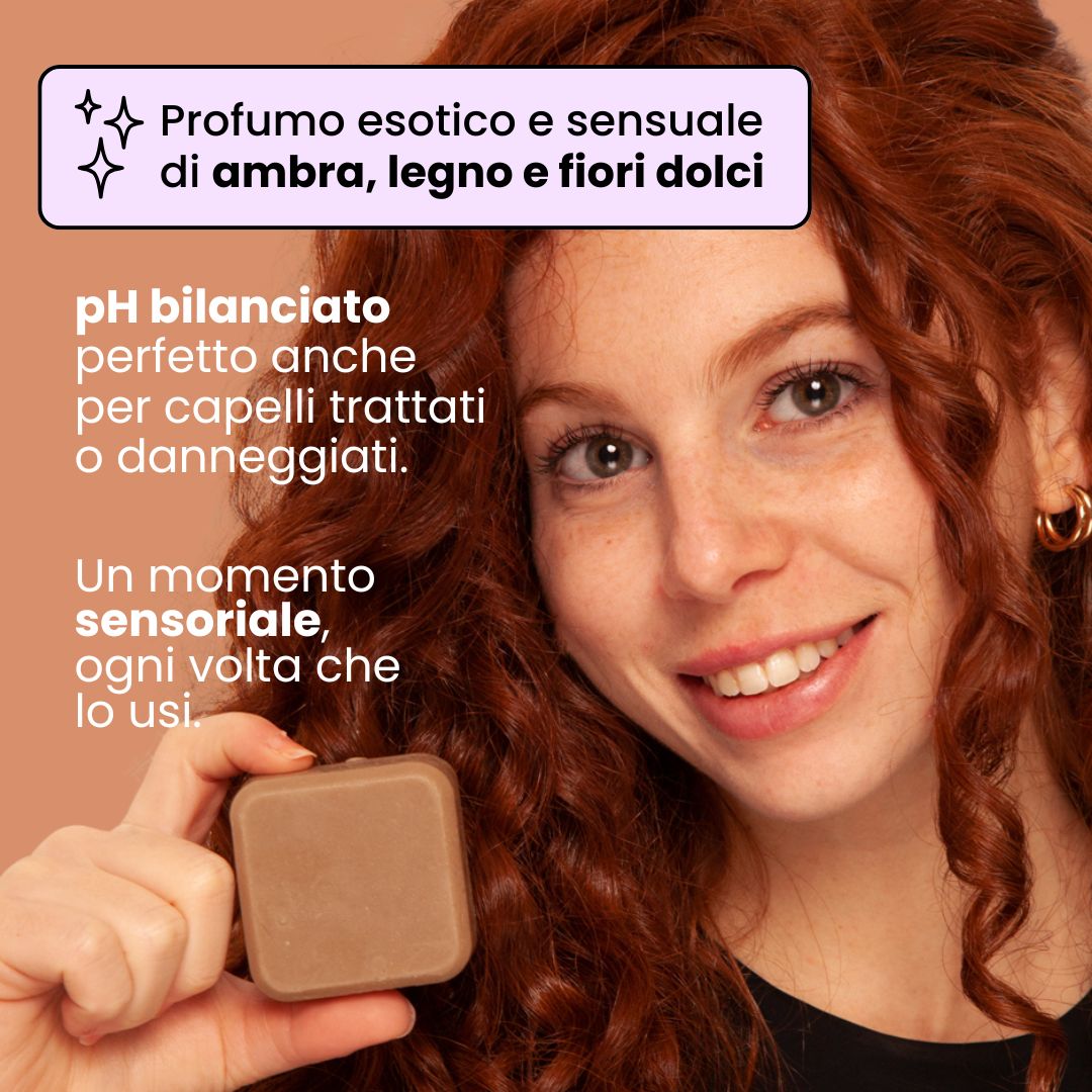 Balsamo Solido Nutriente per capelli Crespi