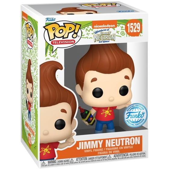 Funko Pop! Television: The Wild Thornberrys (1529) Jimmy Neutron (Special) 9cm
