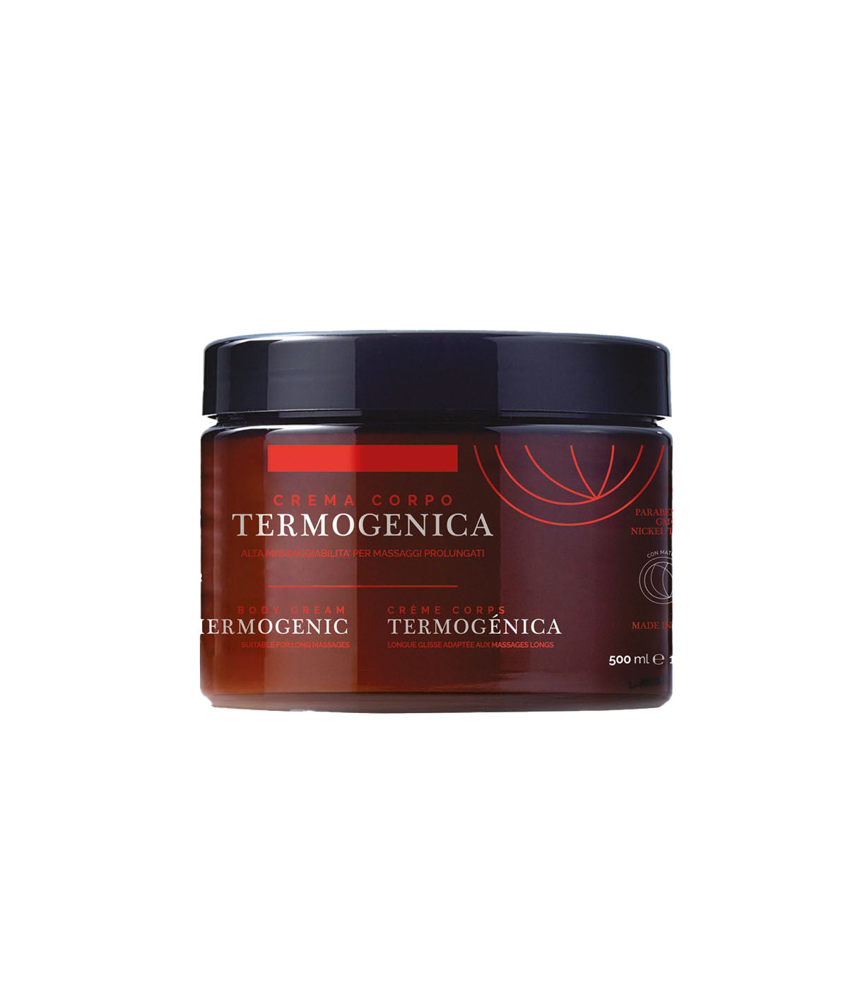 Ischia Eau Thermale Thermogene Körpermassagecreme 500 ml