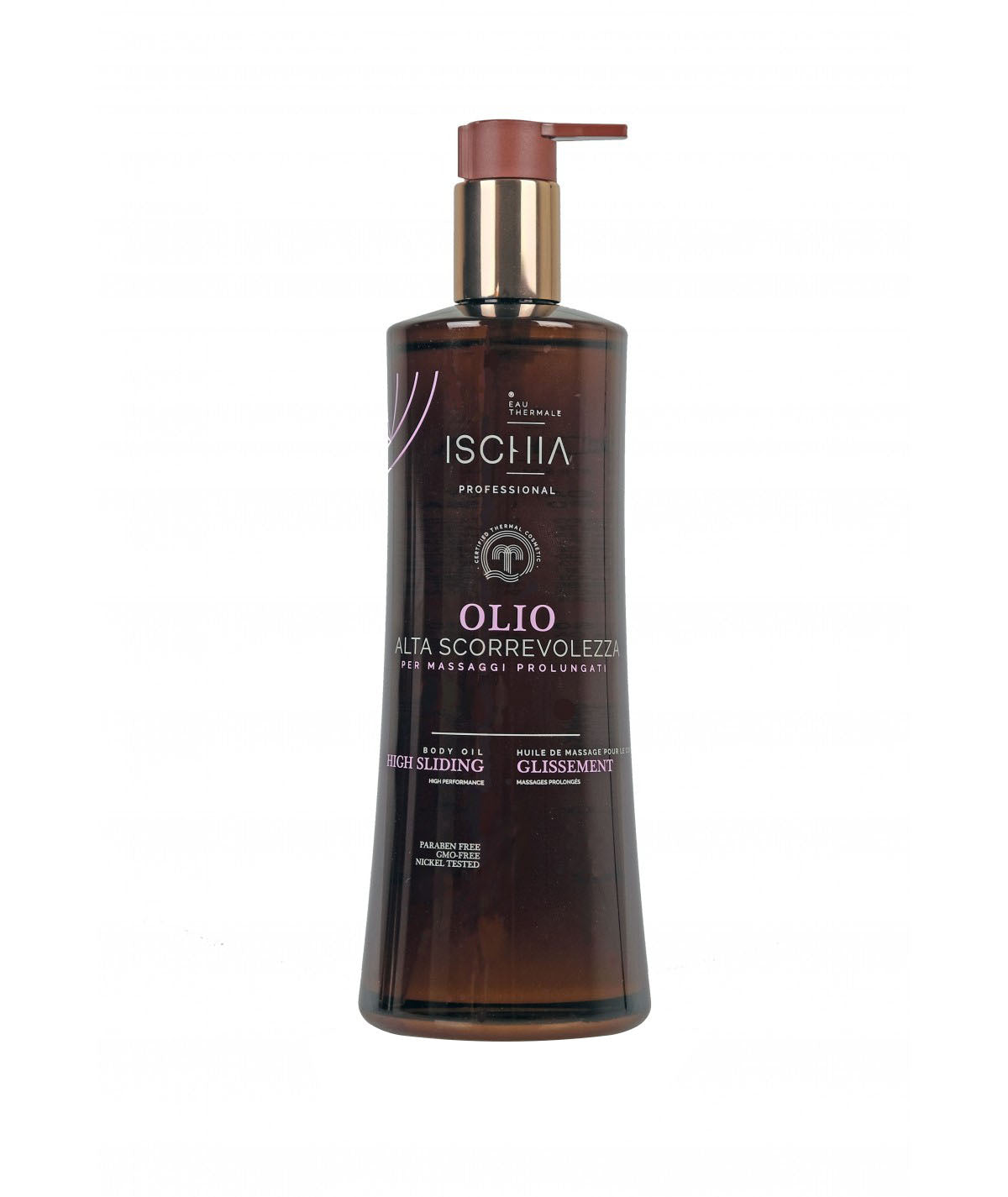 Ischia Eau Thermale Olio Da Massaggio Alta Scorrevolezza Per Massaggi Prolungati 500 ml
