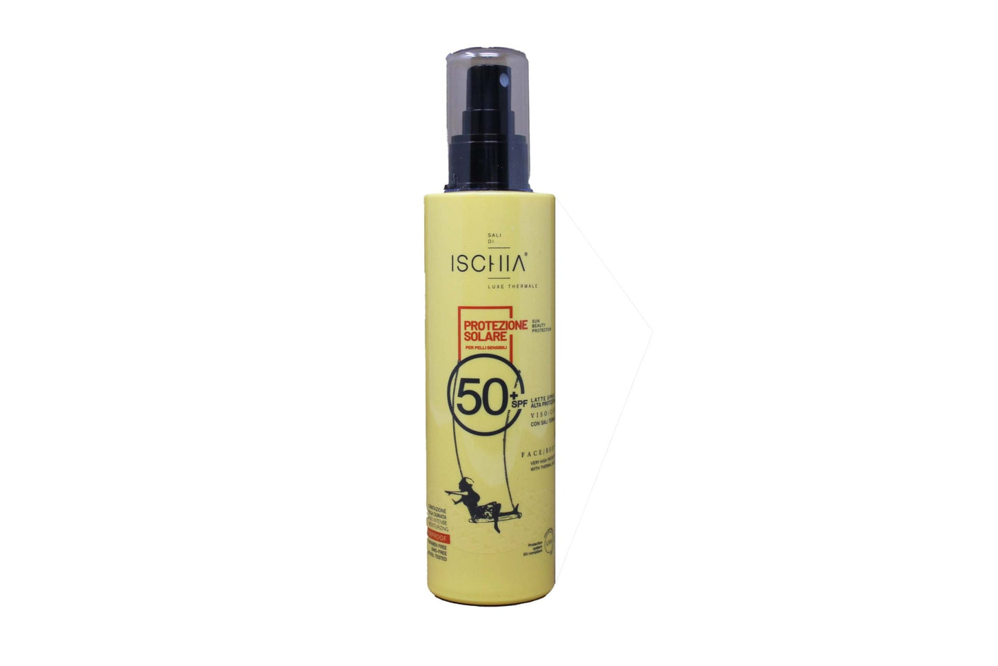 Ischia Eau Thermale Protezione Solare Viso E Corpo Latte Spray Per Pelli Sensibili 50+SPF 200 ml