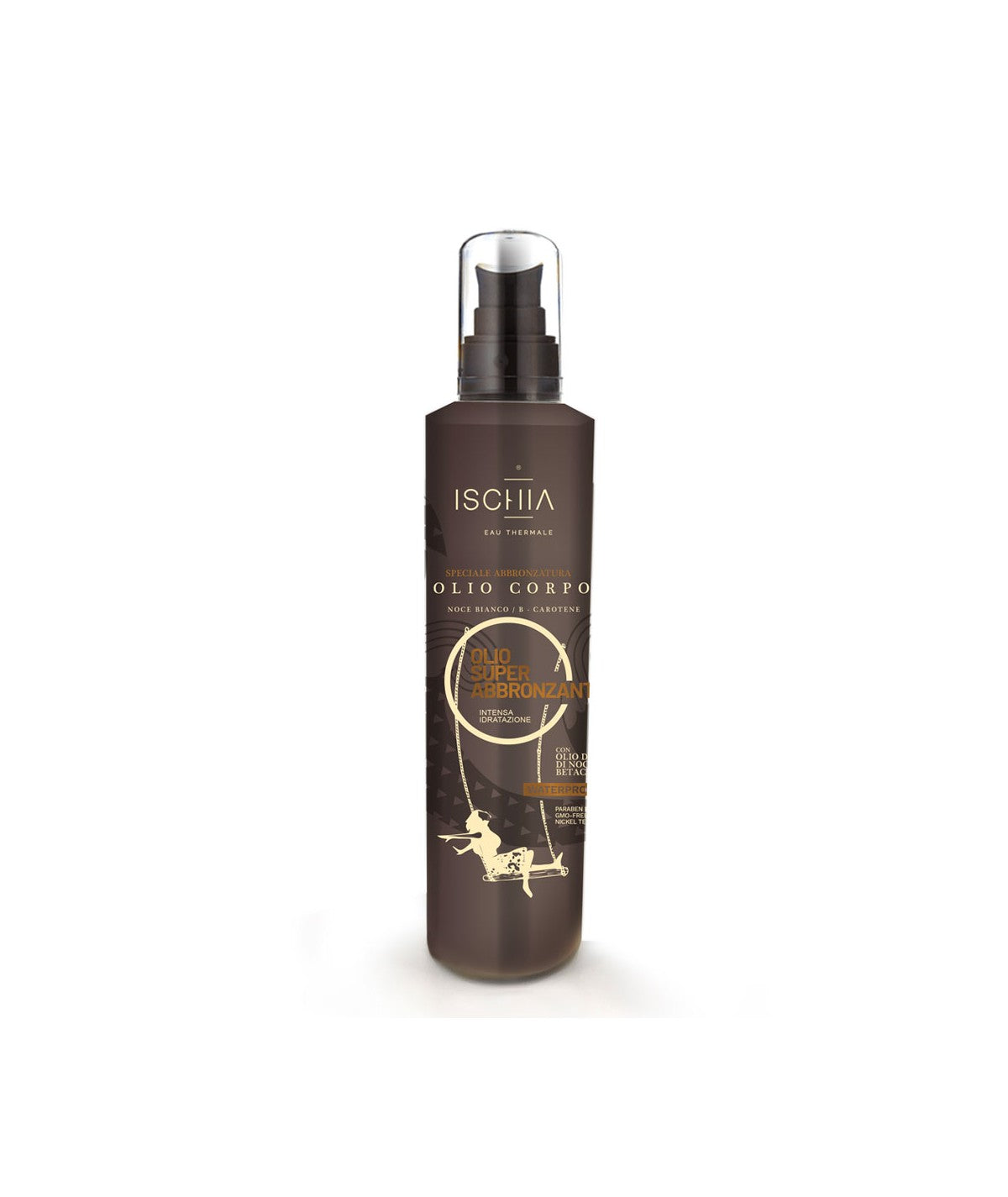 Ischia Eau Thermale Speciale Abbronzatura Olio Corpo Super Abbronzante Waterproof 200 ml