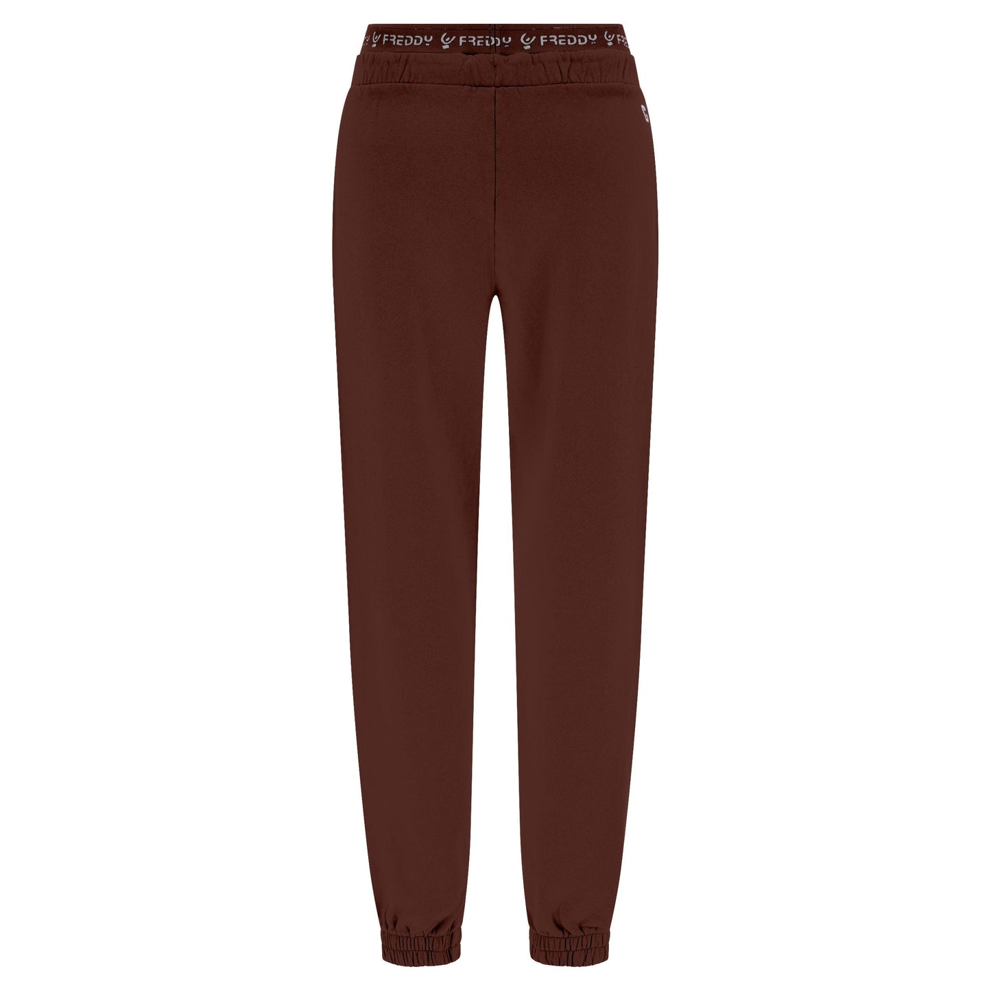 Freddy Pantaloni sportivi in felpa garzata con elastico JOGGER1C024X M79X Chocolate Fondant Direct Dyed