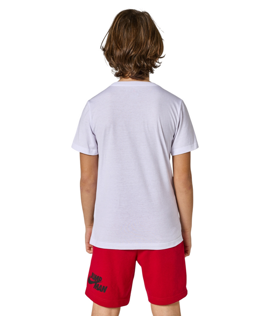 Jordan maglietta manica corta da ragazzo Practice Flight 95A088-001 bianco