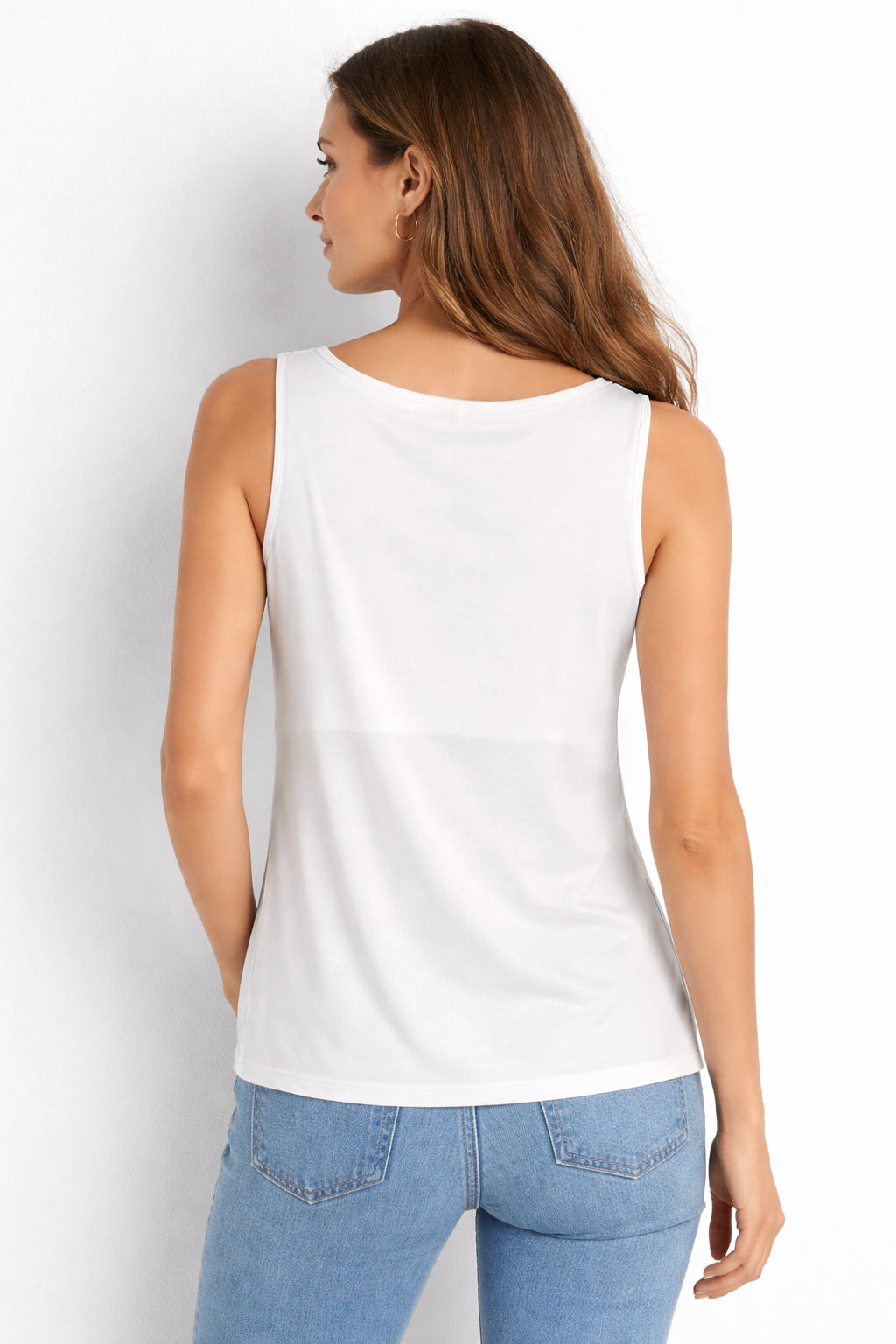 Griffai Canotta in Raso Leggero Donna DGP7965 Bianco PE26