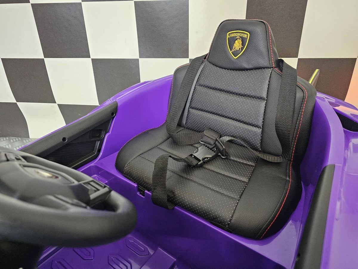 Kids Electric Ride On Car Lamborghini Authentic 12 V – Purple