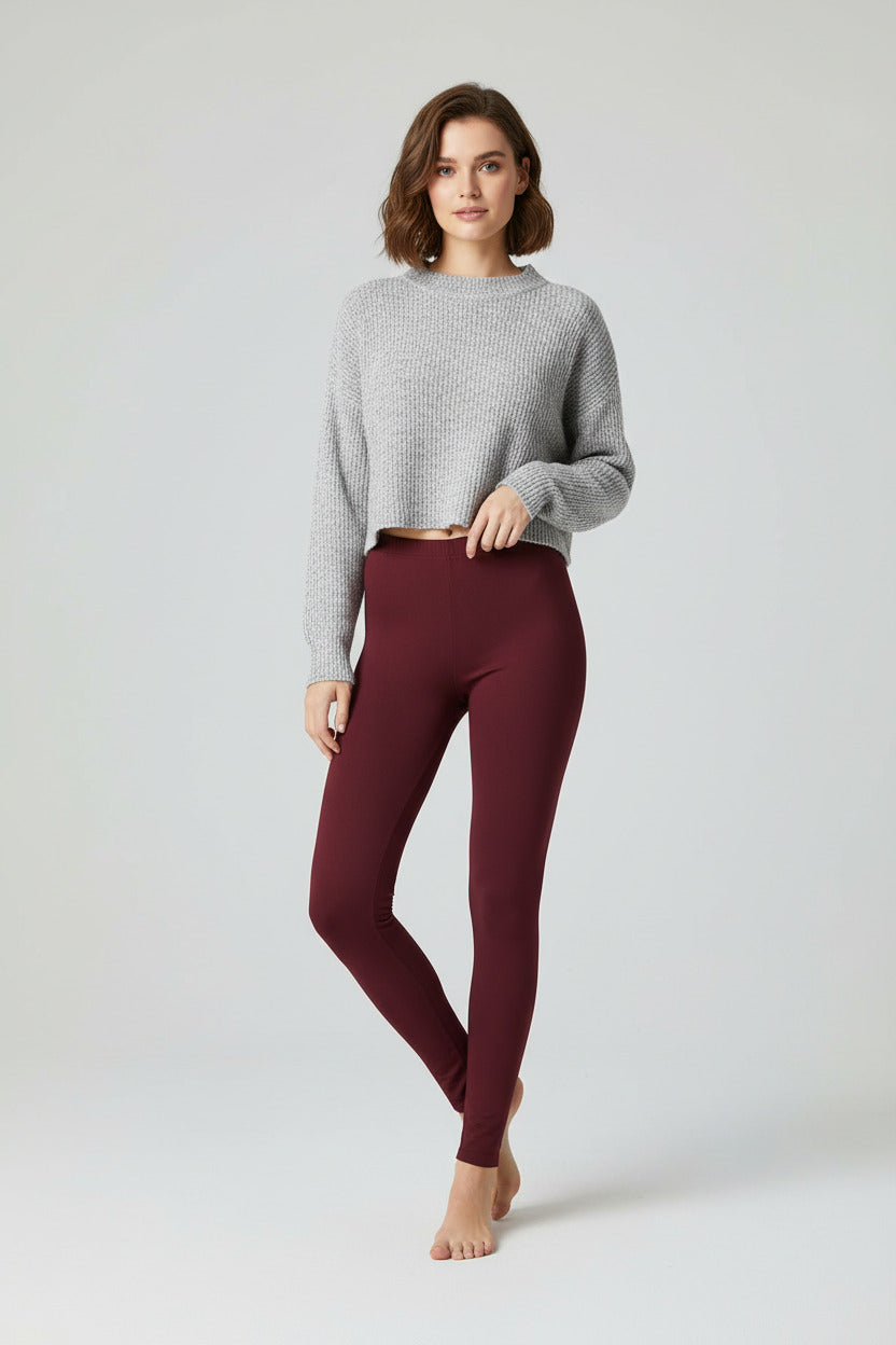 Pantaloni Felpati Donna Invernali – Leggings Caldi e Confortevoli
