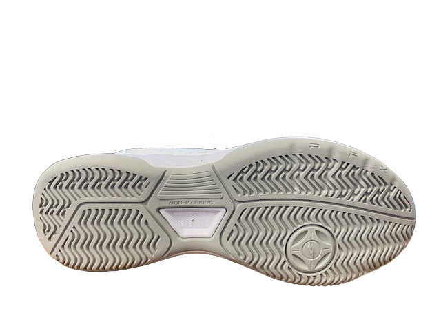 Lotto scarpa da tennis da donna Court Logo AMF XIX 217495 1VQ bianco argento