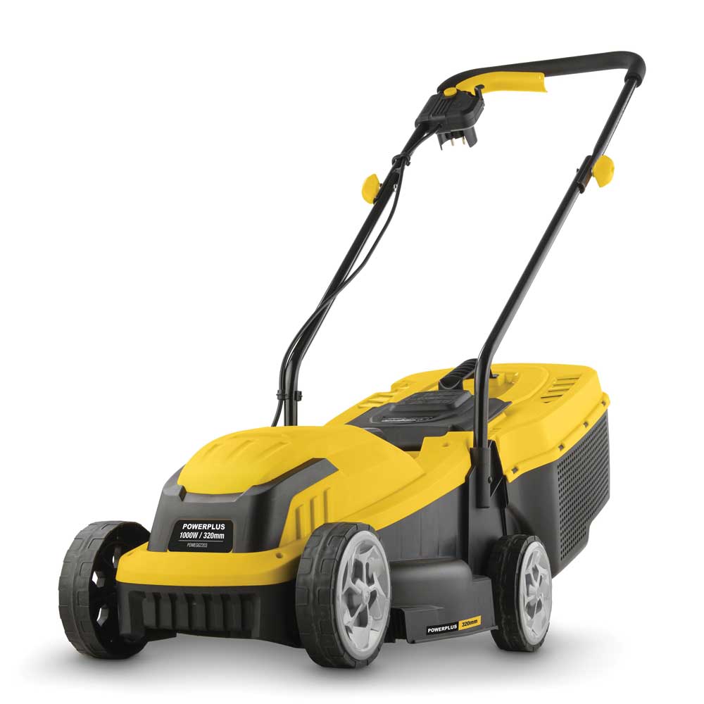 Elektro-Rasenmäher 1000W - Schnittbreite 320mm - Fangkorb 30L