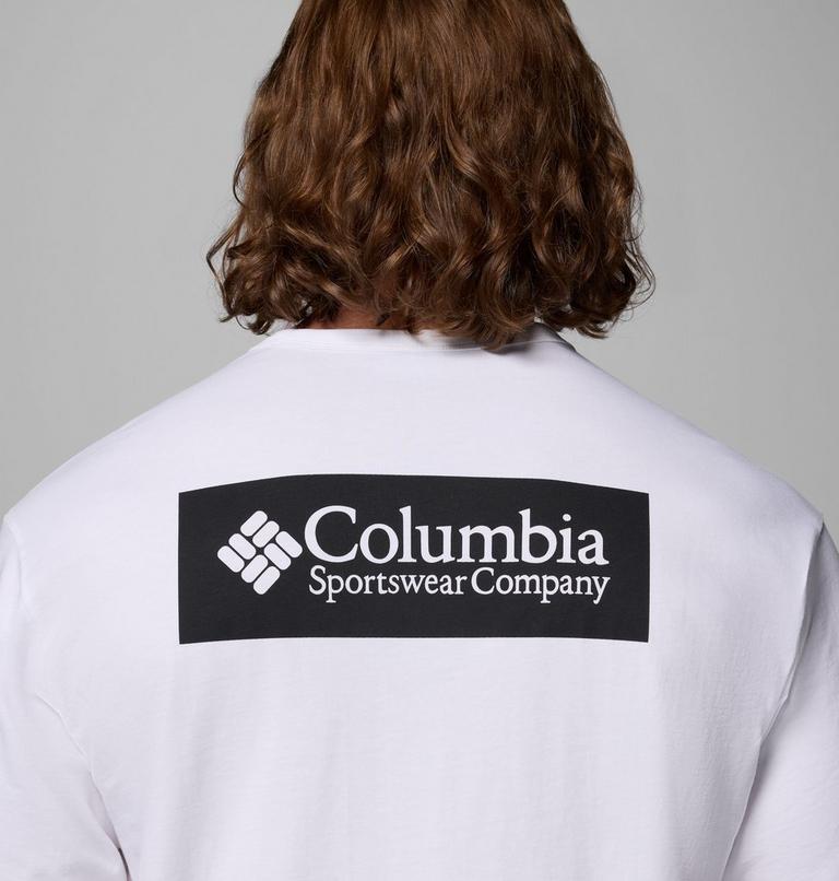 Columbia T-shirt CSC™ Heavyweight Uomo 2155061 100 - Bianco Cotone Pesante