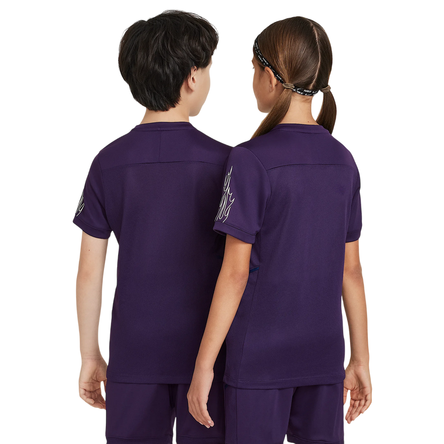 Nike Mbappé Academy HQ3688-585 Maglia Calcio Junior Viola Dri-FIT