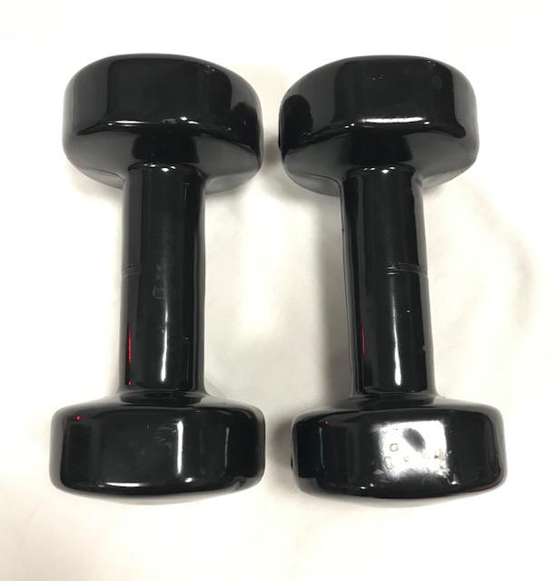 Effeasport Manubri Vinile 10kg Nero 813 - Coppia