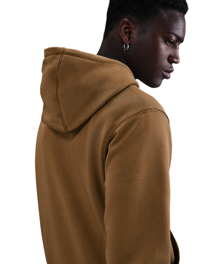 Nike Felpa Pullover Club Fleece FN3859-235 Brown – Hoodie Uomo Caldo