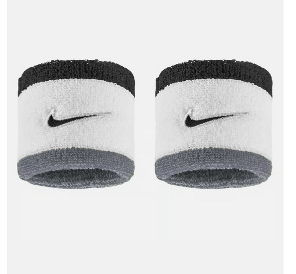 Nike Polsini Tergisudore Swoosh N1012405122OS Confezione 2pz