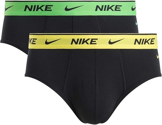 Nike Slip da uomo Essential cotton Stretch KE1287-JMZ nero - confezione da 2 paia