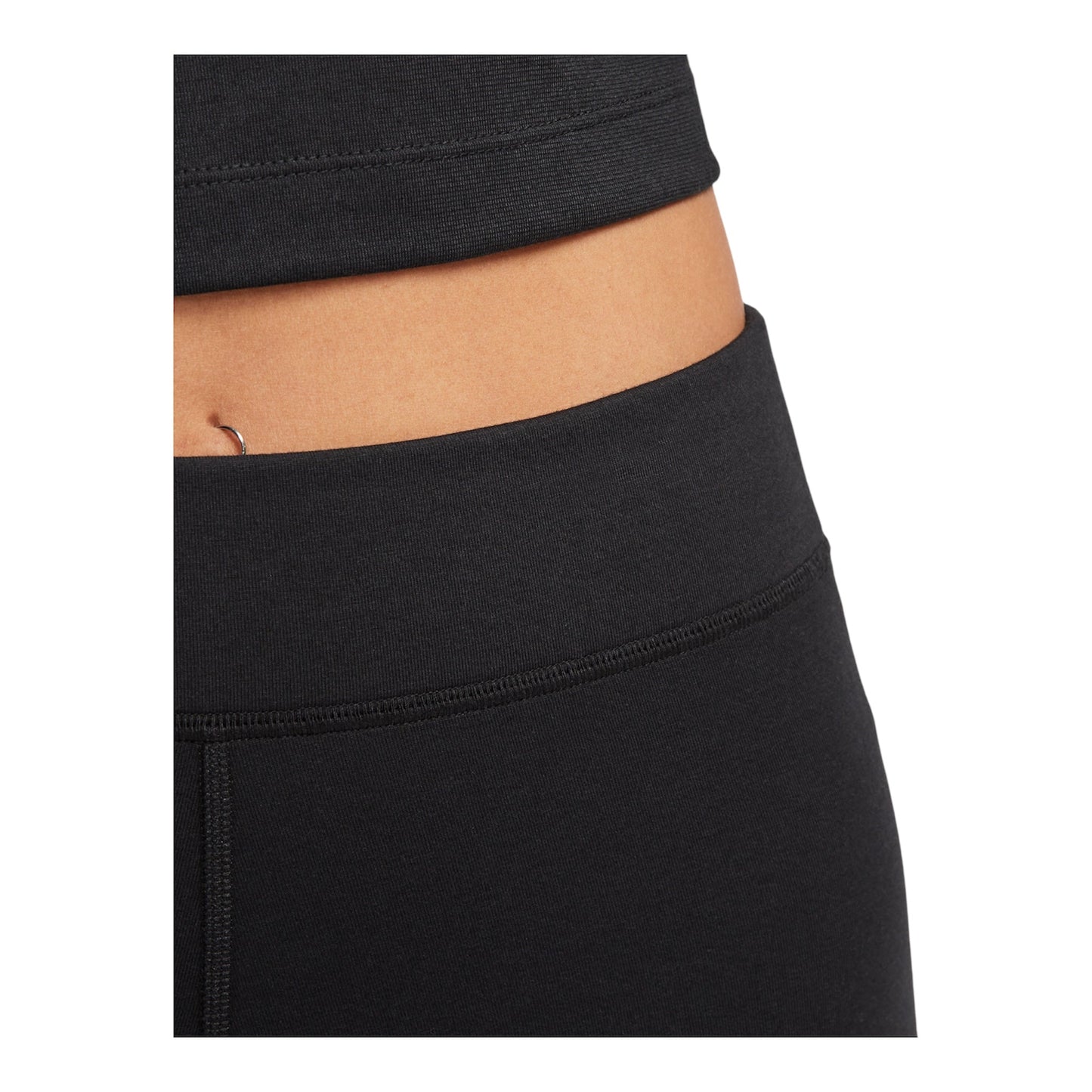 Nike Leggings Sportswear Classics Vita Alta DV7791-010 Nero Donna