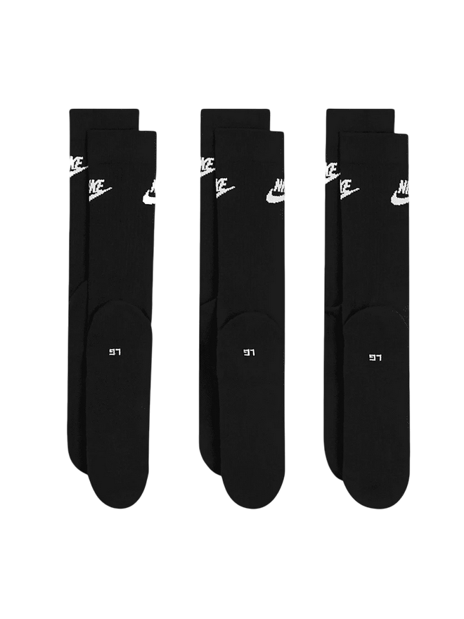 Nike Sportswear Everyday Essential Calze Medie 3 Paia DX5025-010 Nero