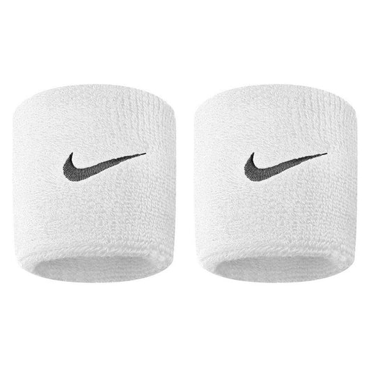 Nike Swoosh Wristbands NNN04101OS 101 | Polsini Tergisudore Bianchi