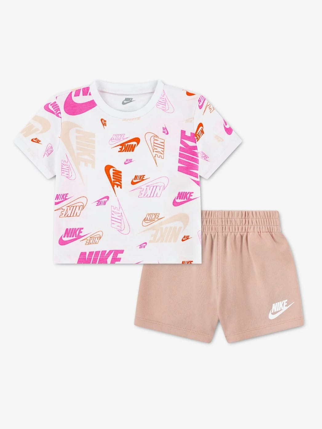 Nike Completino Bimba Futura Bianco Pesca - 66N043-N0K