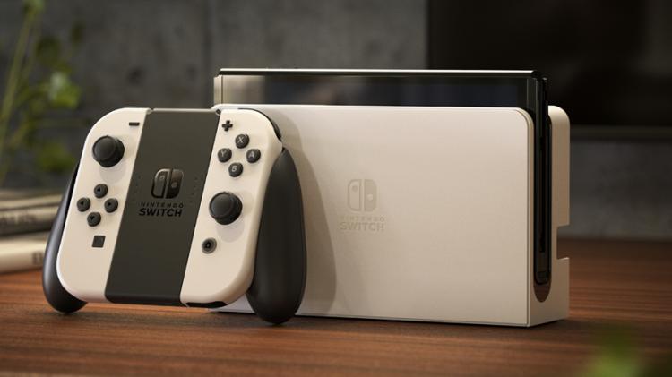 Nintendo Switch Oled White Konsole + Super Mario Wonder + 12 Monate Abo