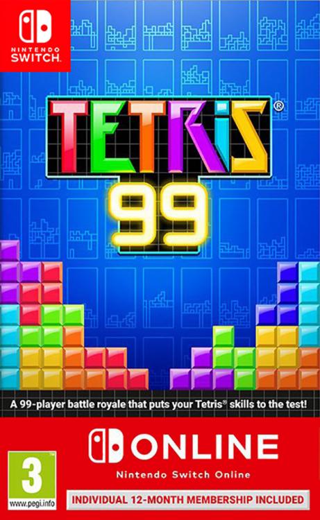 Tetris 99 + Nintendo Switch Online 12 Monate Nintendo Italienisch Videospiel Neu