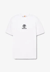 Timberland T-shirt Uomo Print Stack Logo TB0A6WWT 100 Bianca