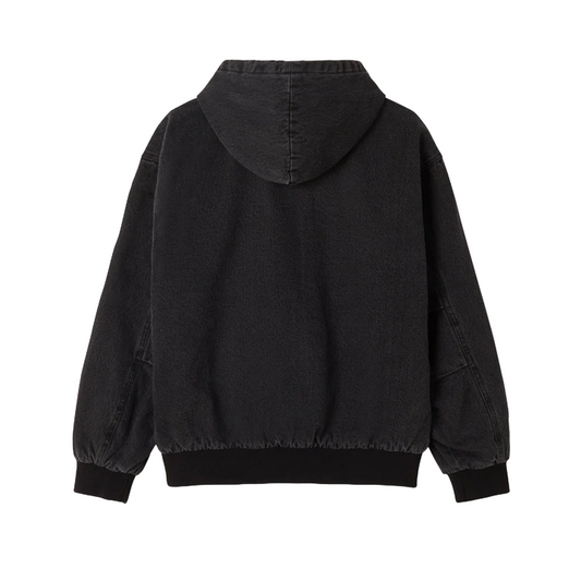 Obey giubbotto da adulto con cappuccio Wiltern 121800573 nero sbiadito