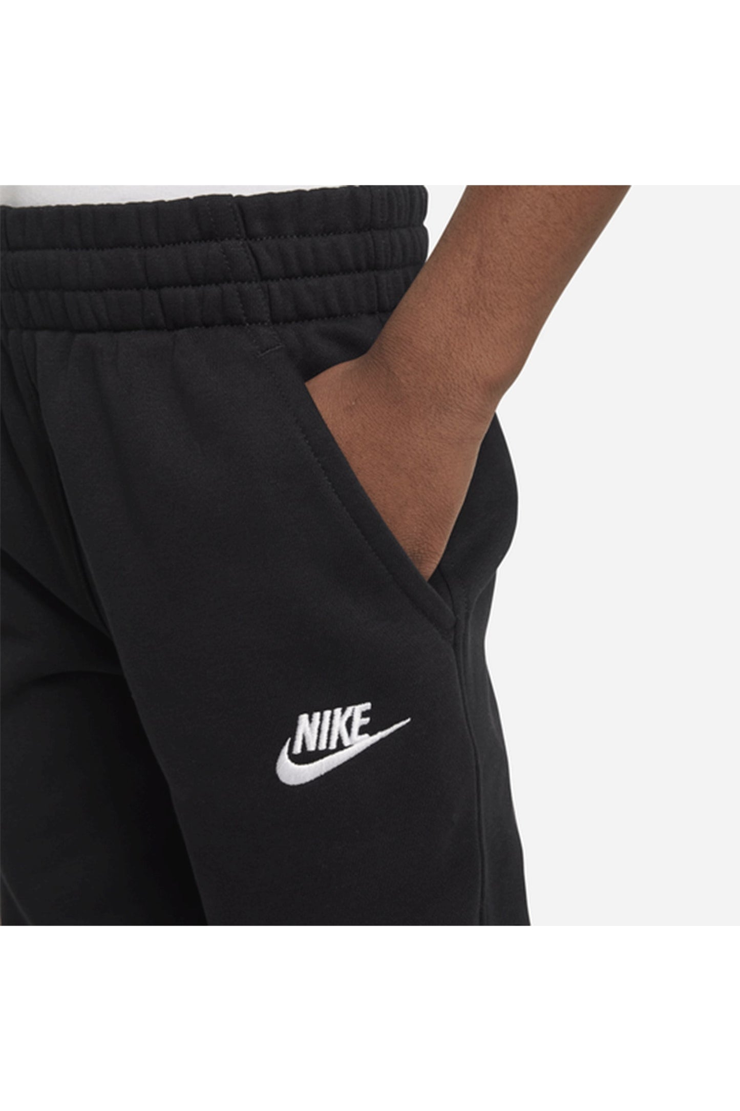 Nike Pantalone Club Fleece Junior FD3019-010 – Cotone Garzato Nero