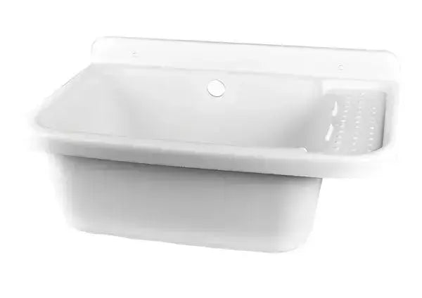 Lavandino da parete in resina 50x35x24