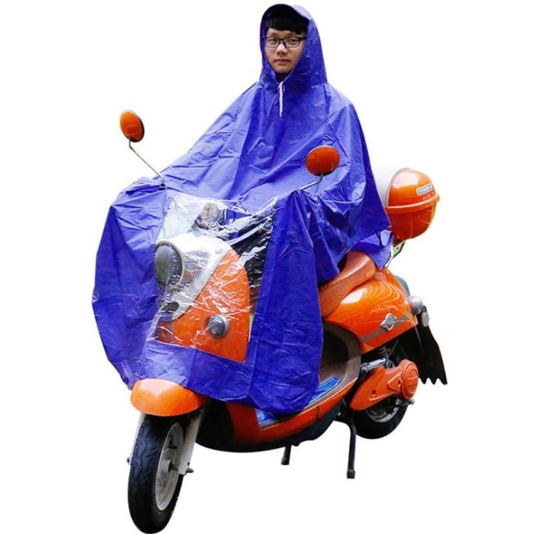 Regenjacke Poncho Umhang mit Visier Wasserdicht Regen Motorrad Roller