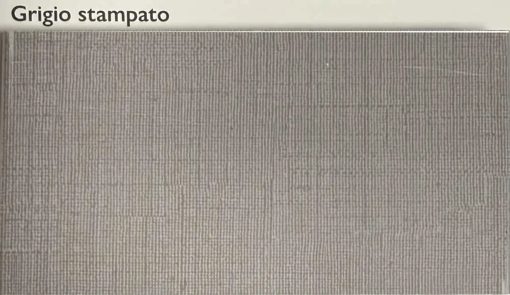 Obere Führungsschiene für Falttür 10x180 cm – bedruckt Grau