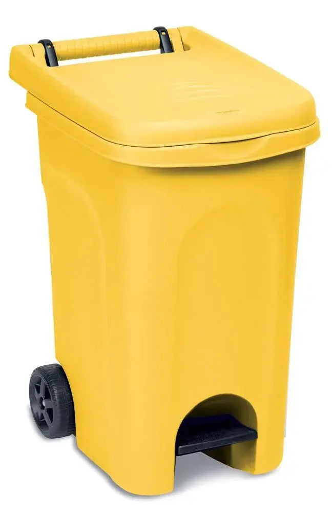 Pattumiera Stefanplast ruote con pedale lt 60