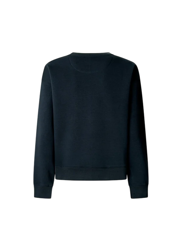 Pepe Jeans Felpa Donna BADDY PL5800002 Blu - Felpa Girocollo Casual e Comfort