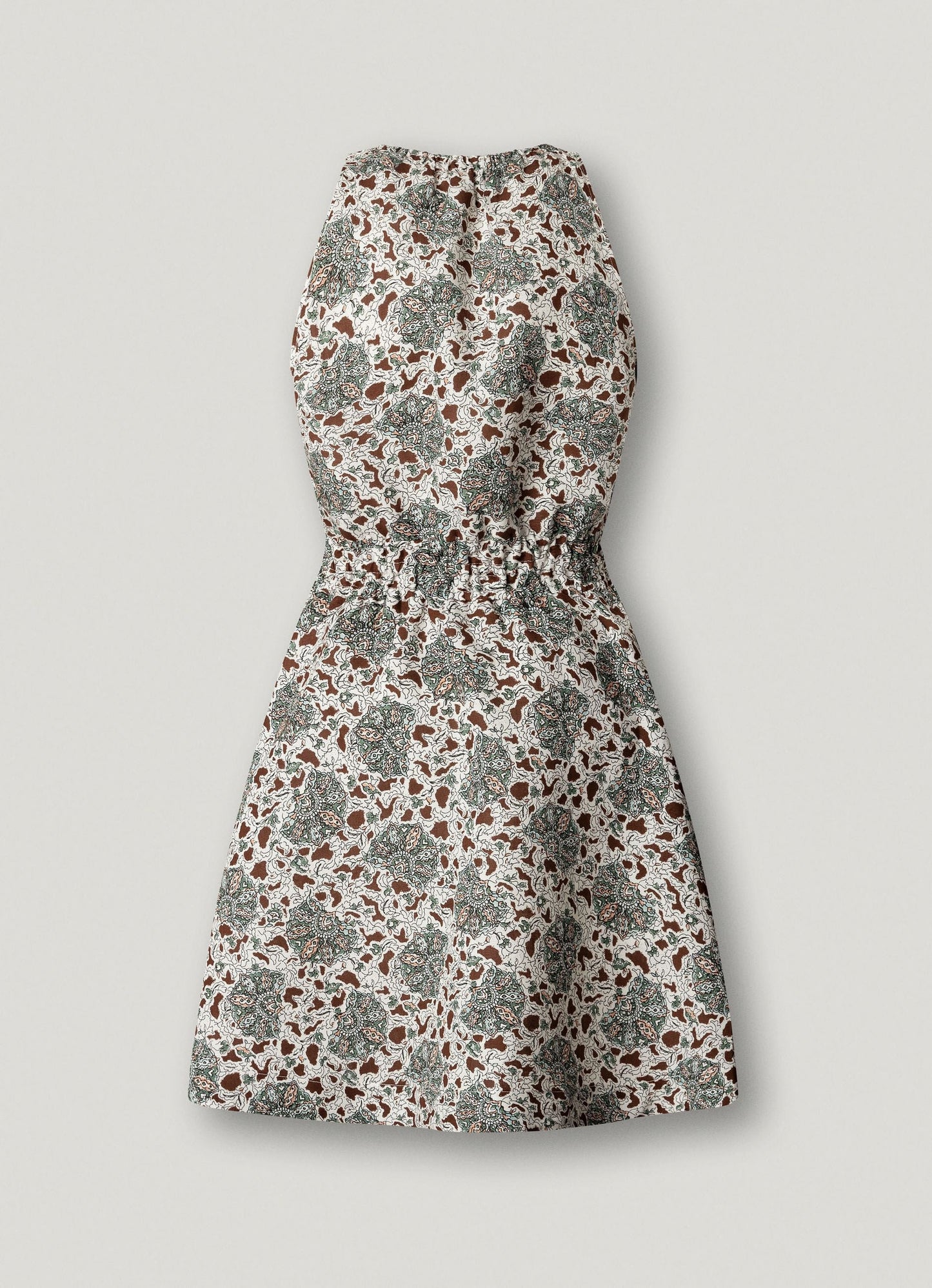 Pepe Jeans Cora PL9537778 Abito Corto Donna Verde Acqua Floreale