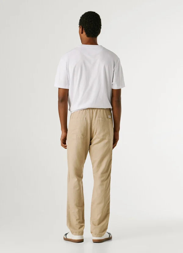 Pepe Jeans pantalone chino con cordoncino regolabile da uomo PM2100080 P845 beige