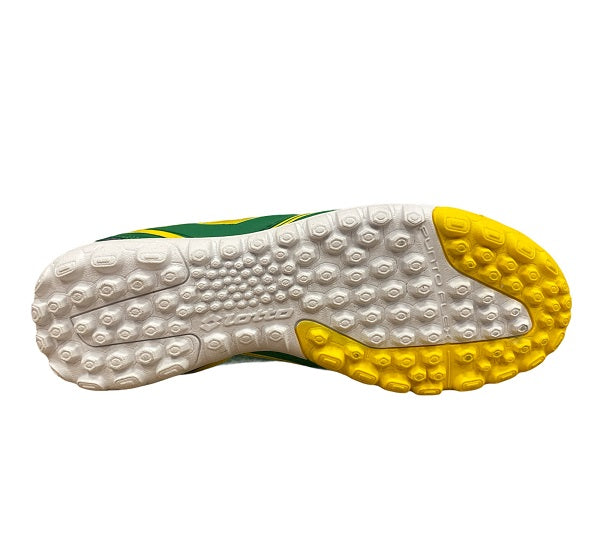 Lotto scarpa da calcetto da ragazzo colori del Brasile Speed 700 TF JR R0331 verde-giallo-azzurro